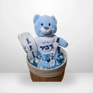 מארז - דובי, תופסן מוצץ, בגד גוף.